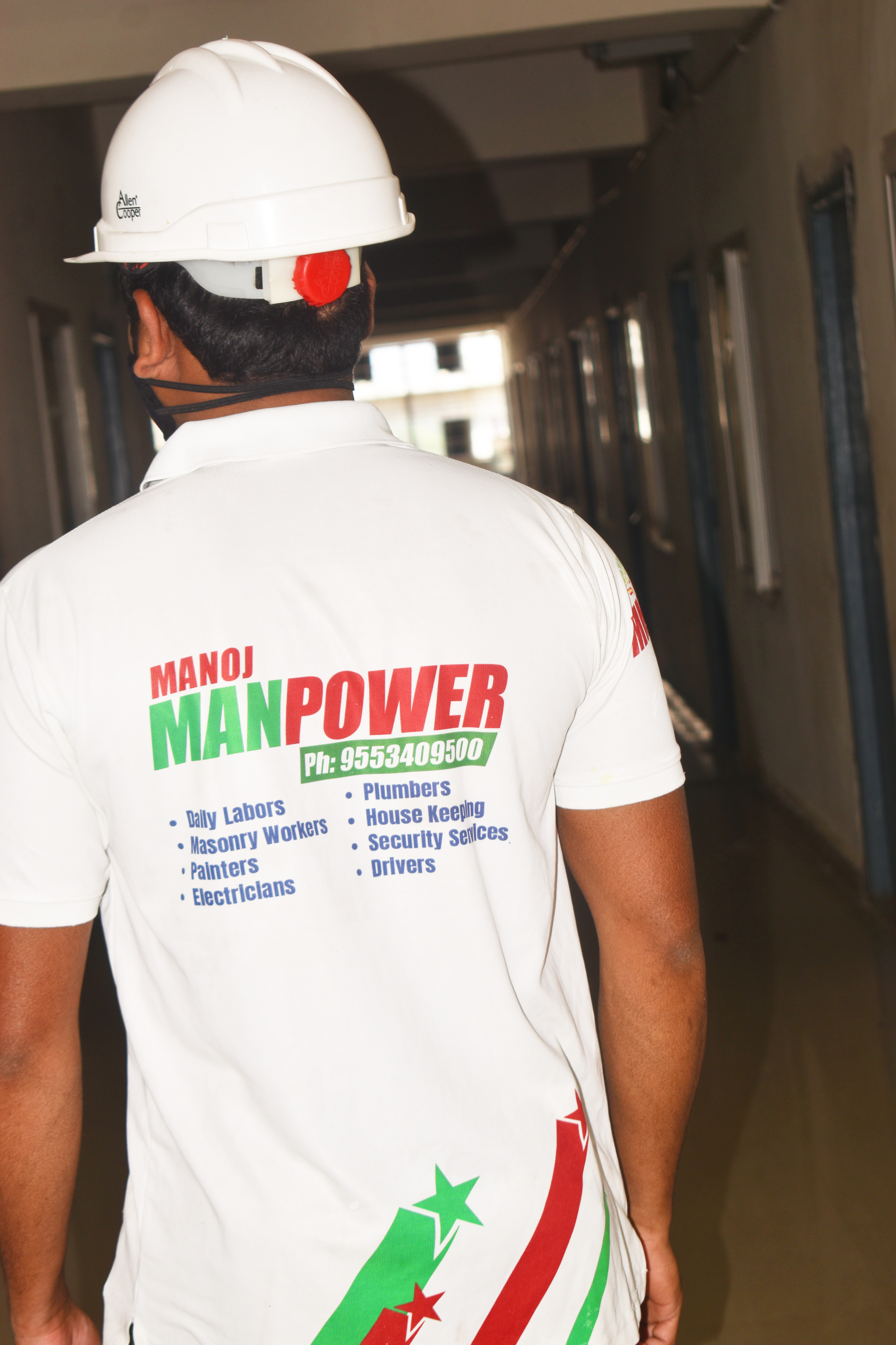 Industrial worker performing maintenance